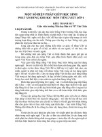 Gián án SKKN LỚP 1(KINH NGHIỆM PHÁT ÂM)