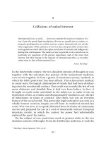 Collisions of naked interest