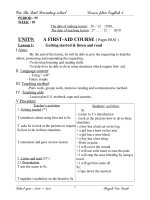 Tài liệu Giáo án AV 8 - bài 9( Fame)