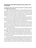 Một số giảI pháp Hoàn thiện kế toán nguyên vật liệu tại công ty tnhh giầy nam giang