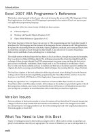 Excel 2007 VBA Programmers Reference Wrox P2
