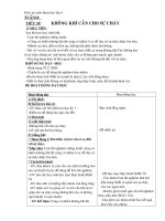 Bài soạn Giáo án Khoa học