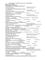 Tài liệu Đề cương SH7 HK1