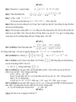 Bài giảng Mot so de on lop 7