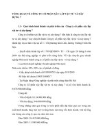 TỔNG QUAN VỀ CÔNG TY CỔ PHẦN XÂY LẮP VẬT TƯ VÀ XÂY DỰNG 7