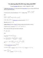 Bài soạn Mot so chuyen de BDHSG THCS (moi nhat)