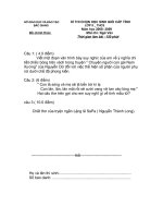 Bài soạn DỀ THI HSG CẤP TỈNH 08-09