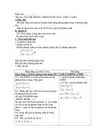 Bài soạn T40:giai he phuong trinh bang may tinh CASIO