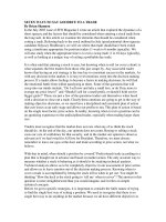 SEVEN WAYS TO SAY GOODBYE TO A TRADE