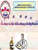 Bài giảng đa dạng và đặc điểm chung của lớp bò sát