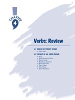 fun With Grammar - Verbs - review