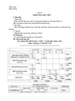 Gián án kiem tra hoa 9 tiet 20