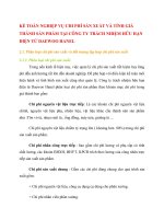 KẾ TOÁN NGHIỆP VỤ CHI PHÍ SẢN XUẤT VÀ TÍNH GIÁ THÀNH SẢN PHẨM TẠI CÔNG TY TRÁCH NHIỆM HỮU HẠN ĐIỆN TỬ DAEWOO HANEL