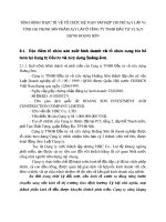 TÌNH HÌNH THỰC TẾ VỀ TỔ CHỨC KẾ TOÁN TẬP HỢP CHI PHÍ XÂY LẮP VÀ TÍNH GIÁ THÀNH SẢN PHẨM XÂY LẮP Ở CÔNG TY TNHH ĐẦU TƯ VÀ XÂY DỰNG HOÀNG SƠN