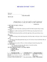 Tài liệu Giáo án ngữ văn 9 trọn bộ chuẩn mới 2010-2011