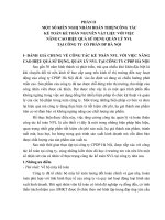 Một số kiến nghị nhằm hoàn thiện hạch toán kế toán NVL với việc nâng cao hiểu quả sử dụng NVL tại Công ty Cổ phần Dược phẩm Hà Nội.