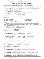 Giải một số bài toán Sinh 8