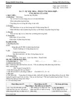 Tài liệu Tuần 21 - Tiết 39. Sự oxi hóa - Phản ứng hóa hợp - UD của oxi