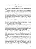 THỰC TRẠNG CHẾ ĐỘ TÍNH KHẤU HAO TSCĐ TRONG DOANH NGHIỆP VIỆT NAM