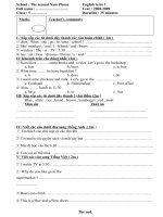 Tài liệu de thi anh ki 1