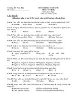 Bài soạn Đề thi học sinh giỏi cấp trường môn tin