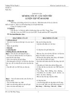 Bài soạn GA 3- Tuan 15-28- LTVC