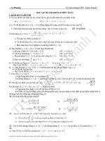 Bài soạn Bài tập các chuyên đề Toán 10 (cực hay)