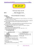 Bài soạn GIAO AN TUAN 27 - LOP 4 CKTKN+KNS