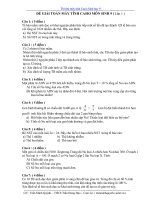 Gián án Đề thi máy tính Casio Sinh học 9 (Lần 1)