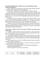 Quá trình hình thành công ty TNHH Vận tải   thương mại Hùng Tưởng