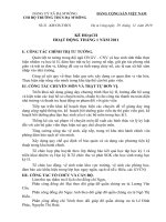 Bài soạn KH thang 01/2011