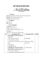 Bài soạn giao an khoi 1 moi nhat