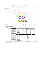 Vẽ biểu tượng Olympic với SoftlMage P1