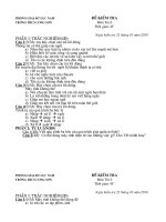 Tài liệu ĐỀ KT TIN 6 LẦN 1