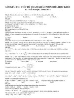 Gián án ĐỀ THI HÓA 12 THAM KHẢO CÓ GIẢI CHI TIẾT