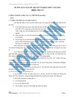 Hướng dẫn giải đề thi tốt nghiệp địa lý 2010