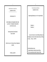 Hoàn thiện quản trị khoản phải thu tại công ty TNHH một thành viên cấp nước đà nẵng 