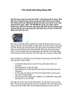 Thủ thuật khởi động bằng USB