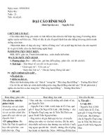 Bài soạn DAI CAO BINH NGO