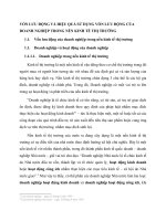 VỐN LƯU ĐỘNG VÀ HIỆU QUẢ SỬ DỤNG VỐN LƯU ĐỘNG CỦA DOANH NGHIỆP TRONG NỀN KINH TẾ THỊ TRƯỜNG