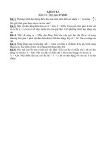 Lý 12 Đề thi HK I số 9