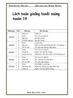 Gián án giao an chuan lop 5 tuan 19