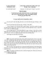 Bài soạn QĐ 40 chế độ CT phí và hội nghị-Đồng Tháp