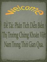 Phân tích diễn biến thị trường chứng khoán việt nam trong thời gian qua  