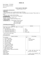 Tài liệu giao an anh 6 tiet 55-60