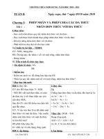 Bài giảng Đại số 8 ( Hay)