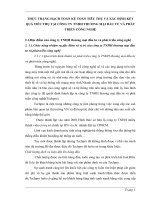 THỰC TRẠNG HẠCH TOÁN KẾ TOÁN TIÊU THỤ VÀ XÁC ĐỊNH KẾT QUẢ TIÊU THỤ TẠI CÔNG TY TNHH THƯƠNG MẠI ĐẦU TƯ VÀ PHÁT TRIỂN CÔNG NGHỆ