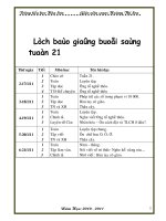 Bài soạn giao an chuan tuan 21