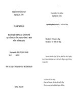 Hoạch định chiến lược kinh doanh tại ngân hàng nông nghiệp và phát triển nông thôn đắk lắk 