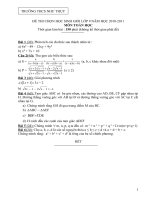 Bài giảng DE+DAP AN THI HSG CAP HUYEN TOAN 9